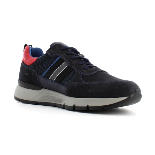 sneakers uomo nero giardini I102160U blu3