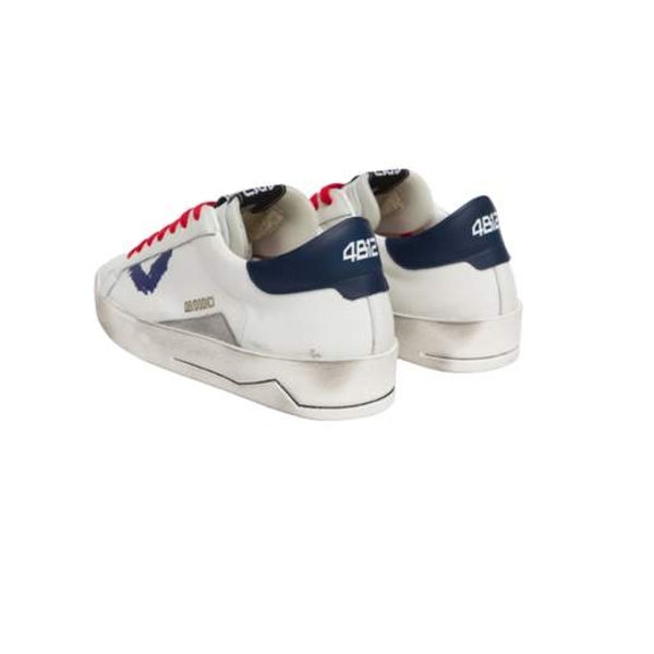 4b12 lake sneakers uomo u331 white black blu print3