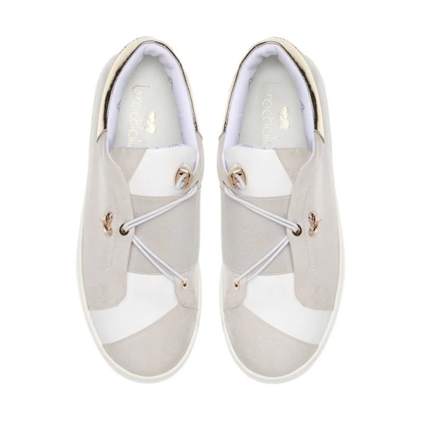sneakers braccialini r117. 01 ivory white4