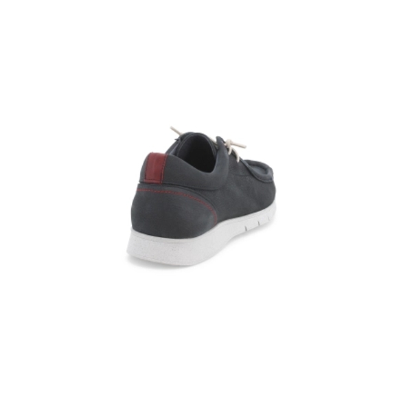 Mocassino uomo ingegnere in nabuk scamosciato blu u18019 melluso2