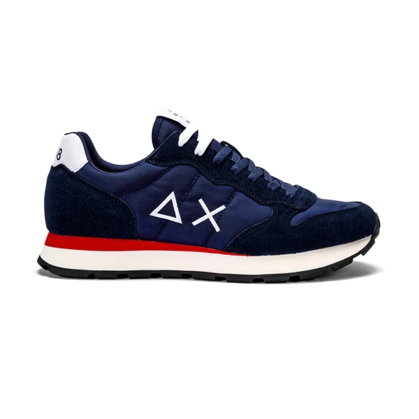 sneakers uomo sun68 z33101 tom solid navy blue