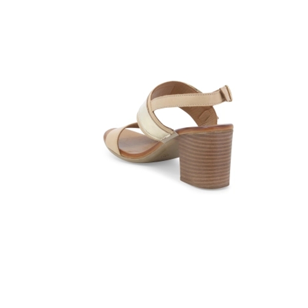 Sandalo donna in pelle beige k55164 melluso5