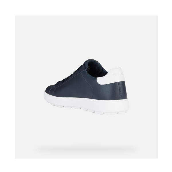 Sneakers Uomo Geox Ecub-1 nappa navy-white_3
